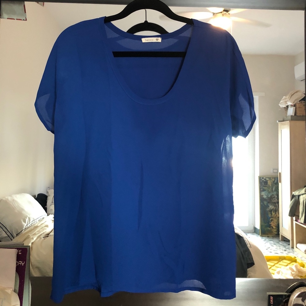 Soprano Royal Blue Blouse